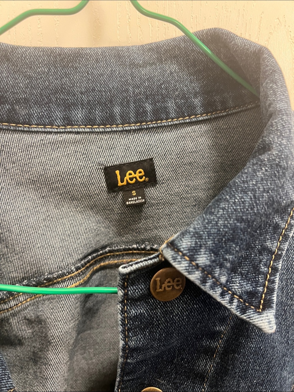 Lee Medium Blue Washed Denim Jacket - Picture 2 of 3